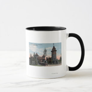 Mug Vue d'entrée de résidence de portier de R B
