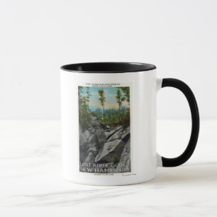 Mug Vue d'entrée d'une gorge glaciaire antique
