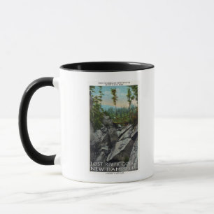 Mug Vue d'entrée d'une gorge glaciaire antique