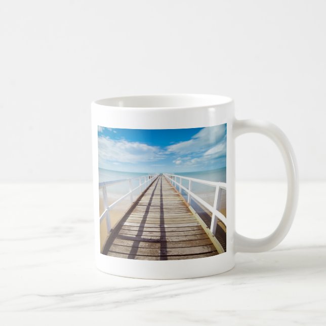 Mug Vue depuis Pier sur la mer (Droite)