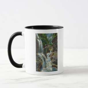 Mug Vue des automnes et du pont d'arc-en-ciel