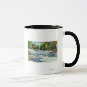 Mug Vue des automnes sauvages de rivière et de Jackso