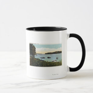 Mug Vue des bateaux aux étroits