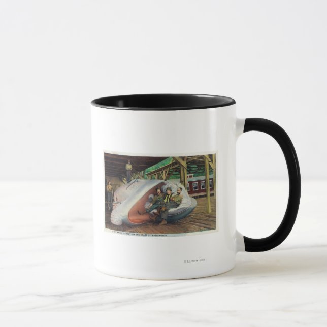 Mug Vue des chasseurs de baleines sur la baleine (Droite)