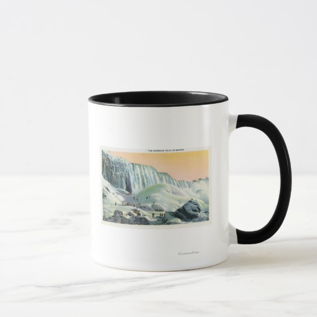 Mug Vue des chutes américaines en hiver # 2 (Droite)