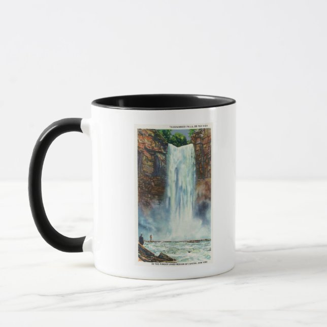 Mug Vue des chutes de Taughannock depuis le bas (Gauche)