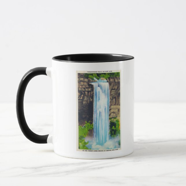 Mug Vue des chutes Taughannock (Gauche)