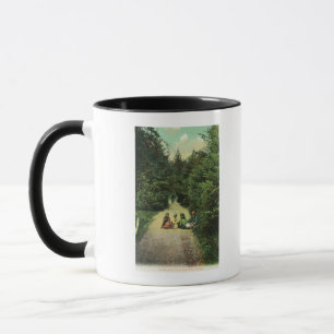 Mug Vue des indigènes en parc indien de rivière
