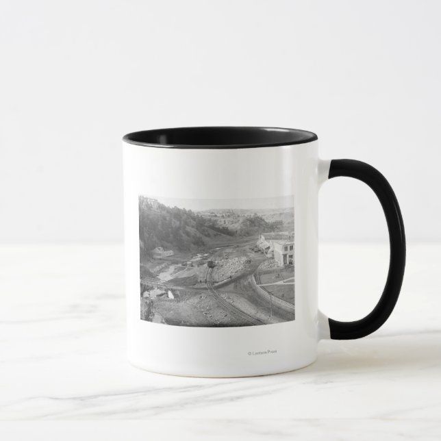 Mug Vue des sources thermales, SD Photographie (Droite)