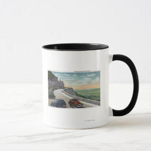 Mug Vue des vieilles voitures sur Whiteface Memorial H