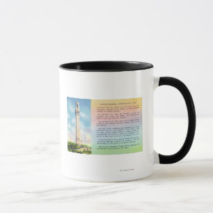 Mug Vue d'information commémorative et brève de