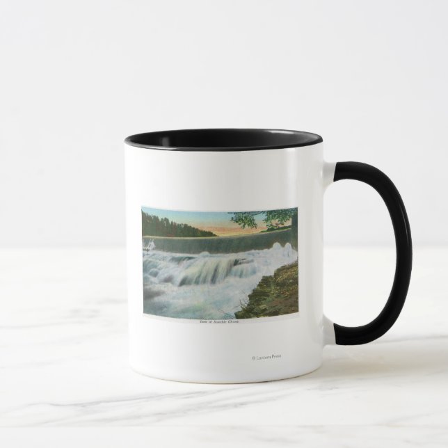 Mug Vue du barrage d'Ausable Chasm (Droite)