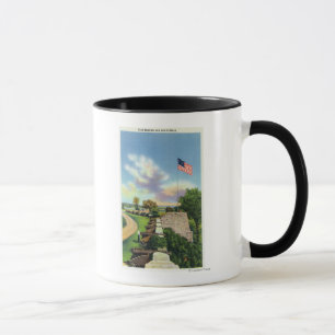 Mug Vue du bastion du drapeau et de la paroi sud