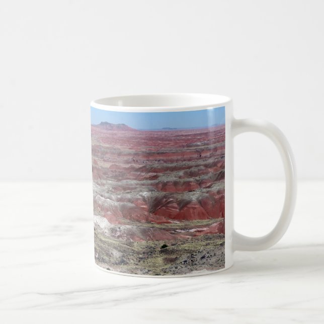Mug Vue du bord du désert peint (Droite)
