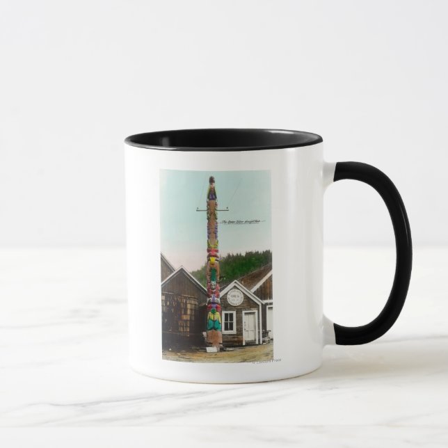 Mug Vue du Corbeau TotempoleWrangell, AK (Droite)