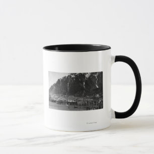 Mug Vue du front de mer de Juneau, Alaska Photographie