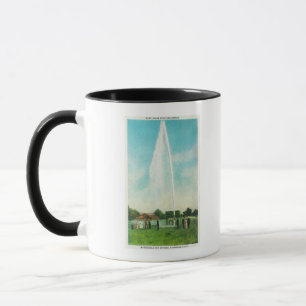 Mug Vue du geyser de Myrtledale chez le Hot Springs