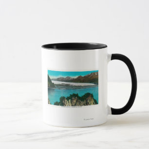 Mug Vue du glacier Harding dans la baie de la résurrec