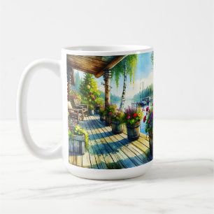 Mug Vue du lac House   Terrasse surplombant la baie