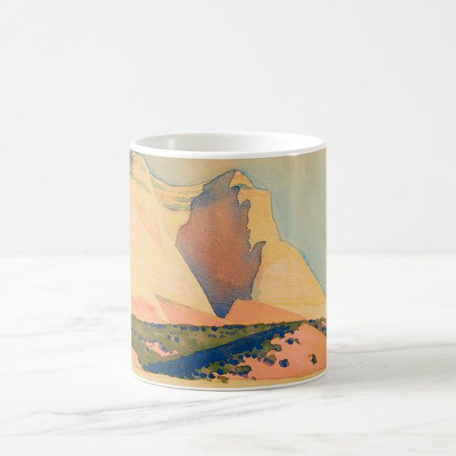 Mug Vue du Mont Carmel, Utah par Maynard Dixon (Centre)