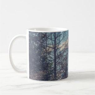 Mug Vue du Mont Fuji de la pagode rouge au japon (Vint