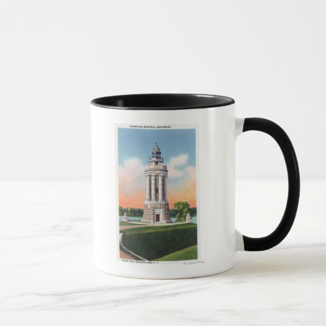 Mug Vue du monument commémoratif Champlain (Droite)