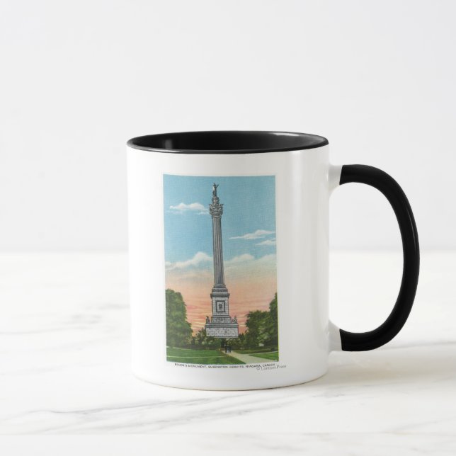 Mug Vue du monument de Brock (Droite)