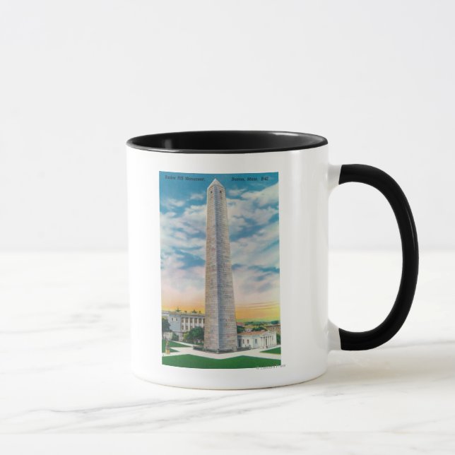 Mug Vue du monument de Bunker Hill (Droite)