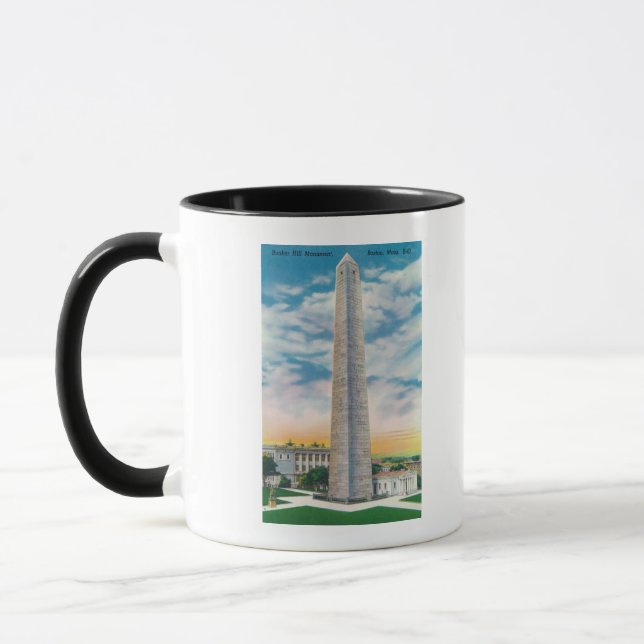 Mug Vue du monument de Bunker Hill (Gauche)