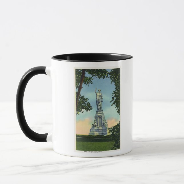 Mug Vue du monument des ancêtres # 2 (Gauche)