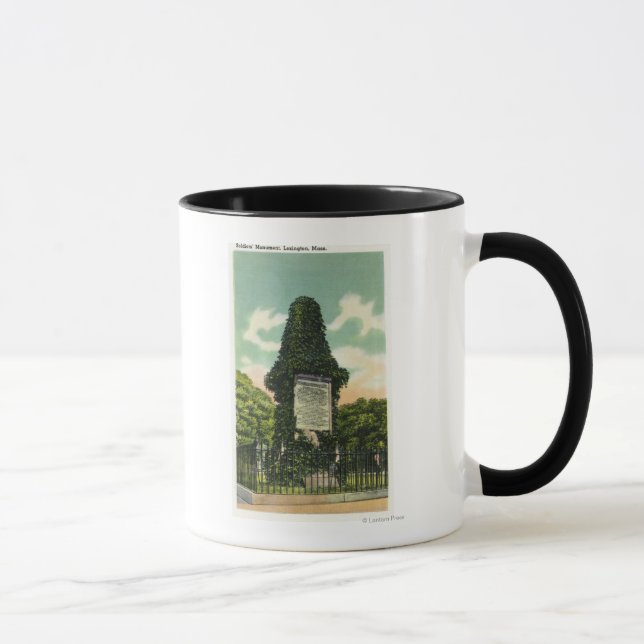 Mug Vue du monument des soldats (Droite)
