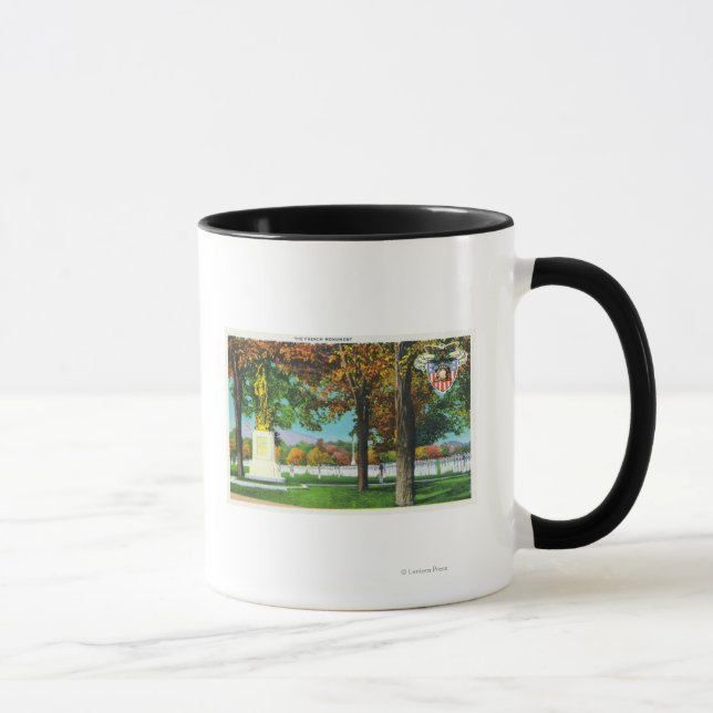 Mug Vue du Monument Français, Soldats en (Droite)