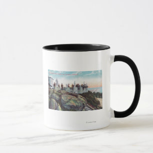 Mug Vue du parapet aux tailles de Sutro