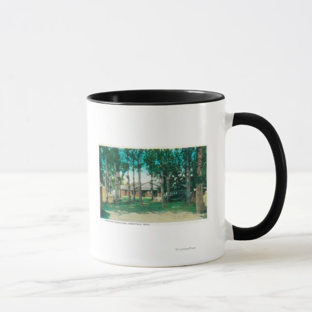 Mug Vue du parc touristique municipal Idaho Falls, ID (Droite)