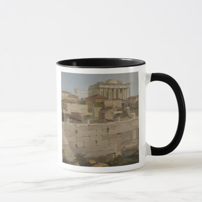 Mug Vue du parthenon du Propylaea, plat 7 (Droite)