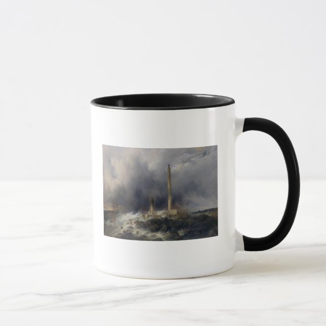Mug Vue du phare chez Gatteville (Droite)