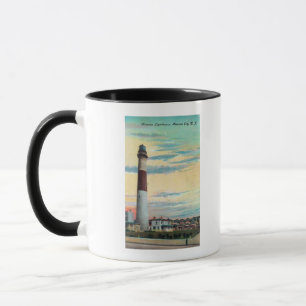 Mug Vue du phare d'AbseconAtlantic City, NJ