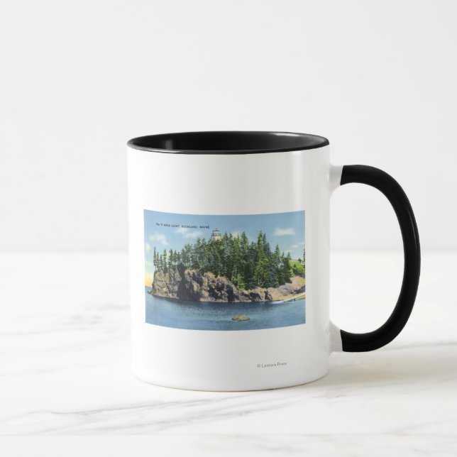 Mug Vue du phare de Owl's Head 2 (Droite)
