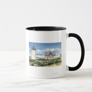 Mug Vue du phare en bois d'extrémité