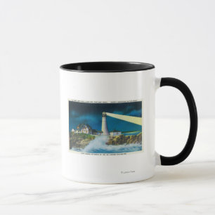 Mug Vue du phare principal de Portland sur la baie de