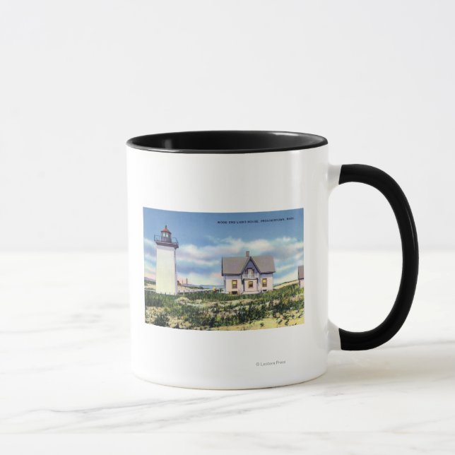 Mug Vue du phare Wood End (Droite)