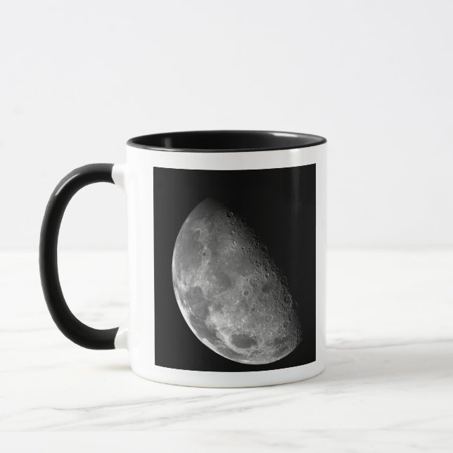 Mug Vue du pôle nord de la Lune (Gauche)