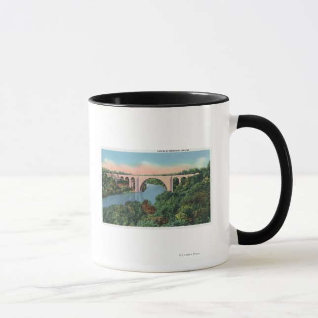 Mug Vue du pont commémoratif des anciens combattants (Droite)
