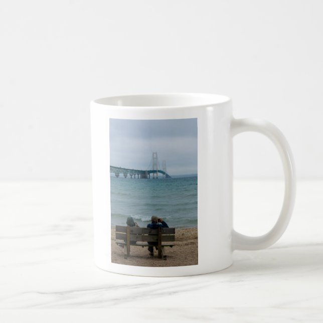 Mug Vue du pont Mackinac (Droite)