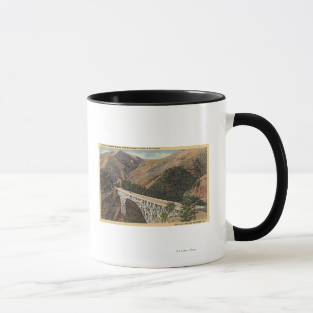 Mug Vue du pont Pacific Hwy sur Shasta (Droite)