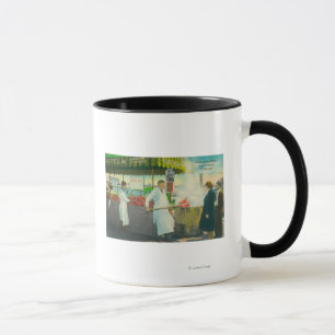 Mug Vue du quai du pêcheur, obtention de crabes