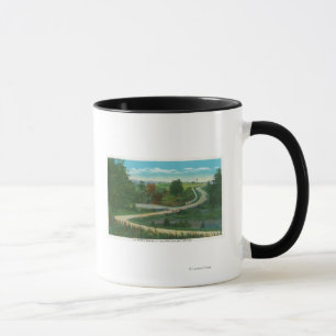 Mug Vue du Ravin moyen du champ de bataille de Saratog
