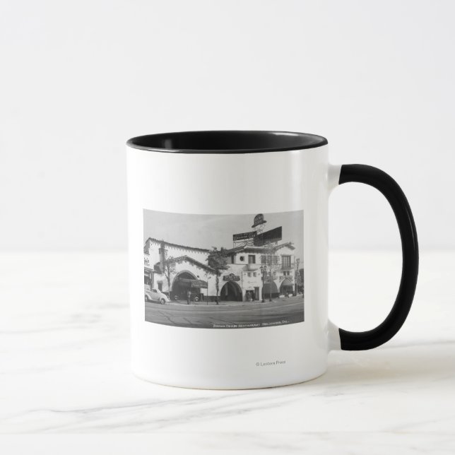 Mug Vue du restaurant Hollywood, CA Brown Derby (Droite)