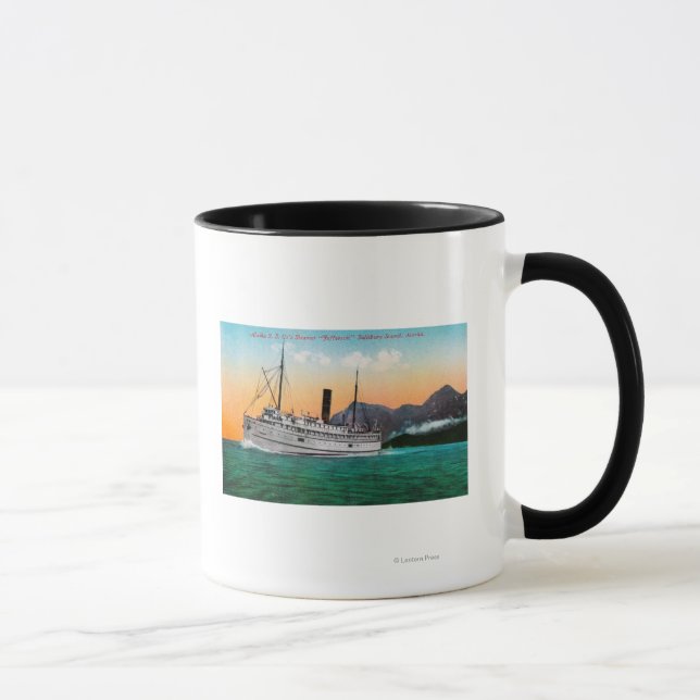 Mug Vue du Steamer Jefferson (Droite)