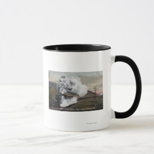 Mug Vue du train de marchandises Union Pacifique
